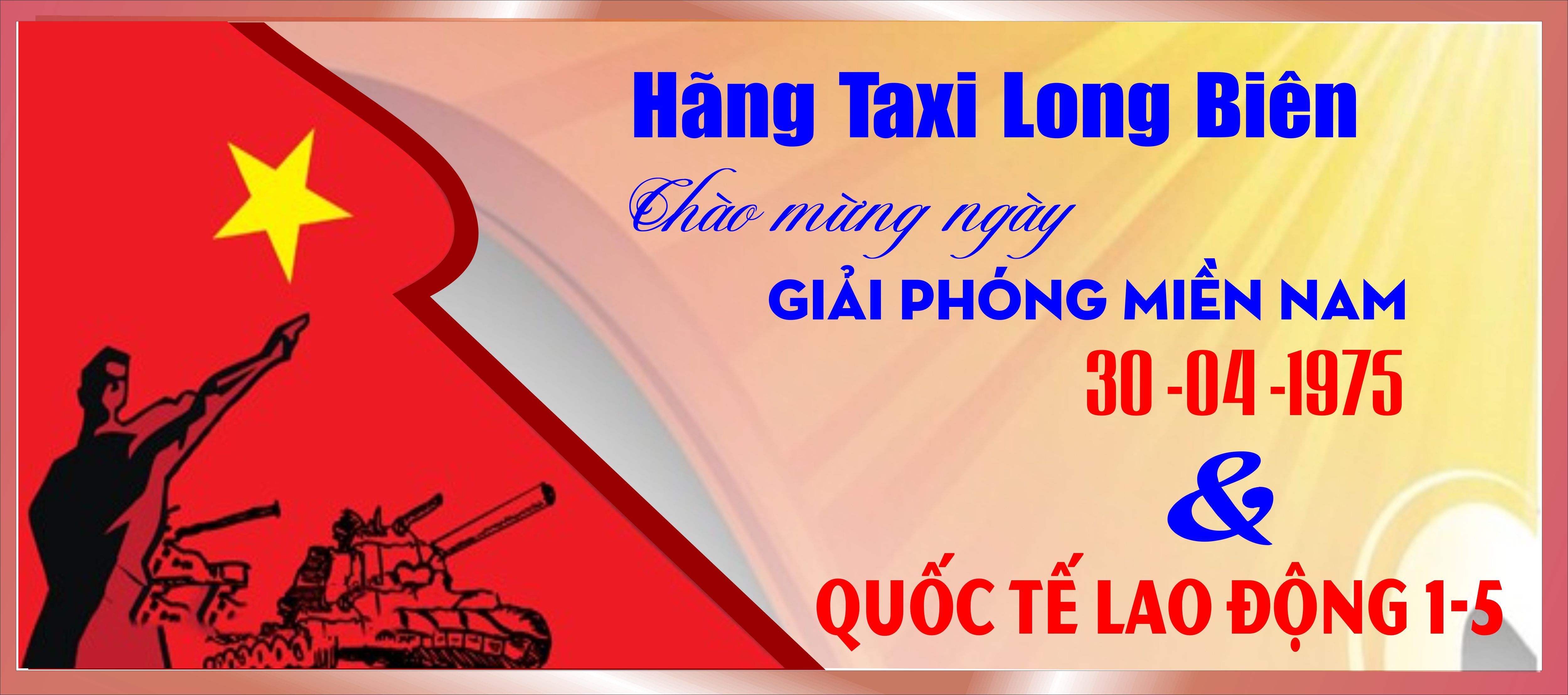 Chúc mừng ngày Giải Phóng Miền Nam 30-4 và Quốc Tế Lao Động 1-5